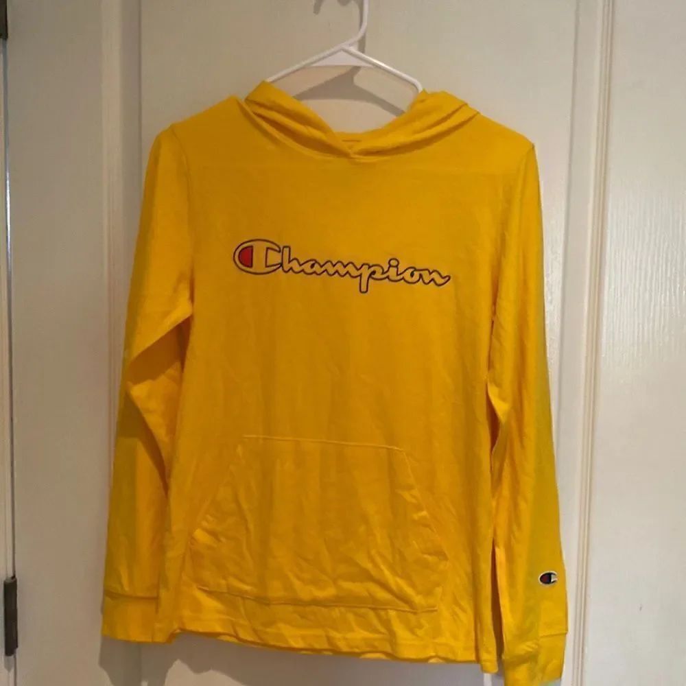 Champion hooded tee L 